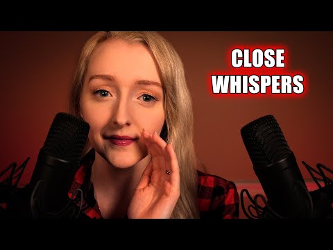 ASMR Deep Ear to Ear Whispers (Up-Close)