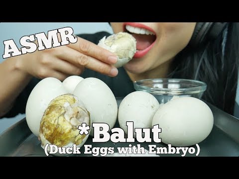 ASMR Balut *Duck Embryo (EXOTIC DELICACY FOOD EATING SOUNDS) | SAS-ASMR
