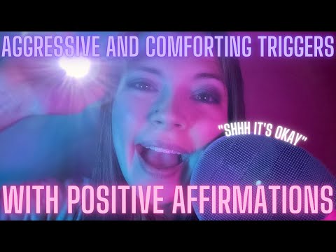 ASMR Aggressive Comforting Triggers (Shh It’s Okay) and Positive Affirmations