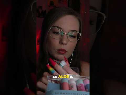 Trying out lip balms 🌹🥇 #asmr