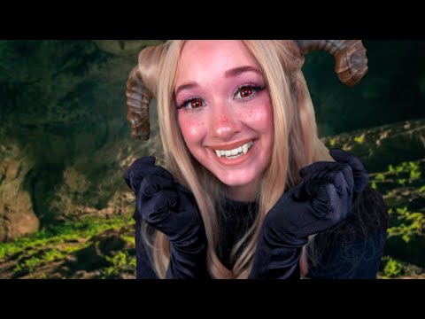 ASMR An Aloof Teifling Wants to be Your Friend! (showing you her loot)