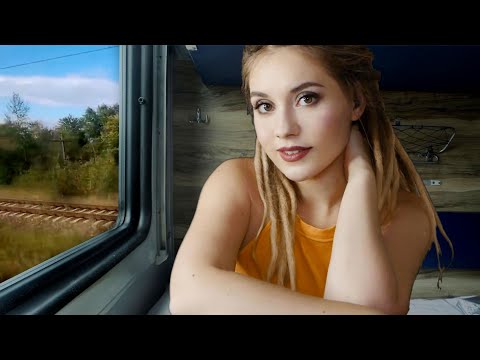 ASMR Train ♥ If You Like Your HEARTY SEATMATE ♥ АСМР Поезд - Попутчица