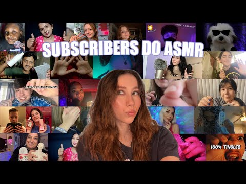 ASMR | My Subscribers Do ASMR! (200k Subscriber Special)