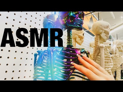 ASMR! PUBLIC! Halloween Decor! Tapping And Scratching! 🎃🍂🍁 Pt. 1/3