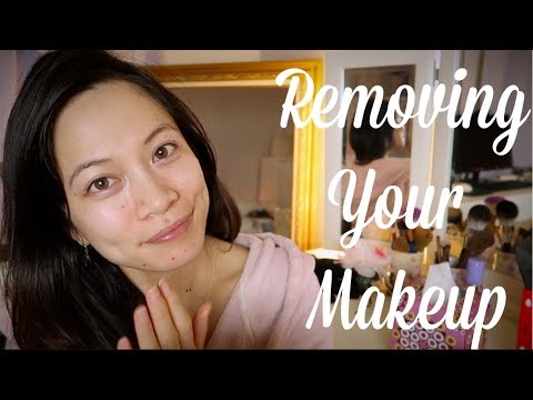 ASMR Taking Off Your Makeup Naturally Roleplay + Demonstration