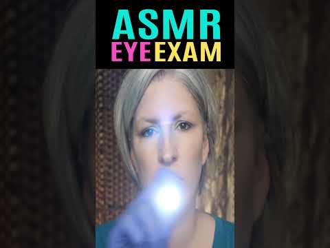 When was your last....??  #eyeexam #asmrroleplay #medicalexamination #asmrlighttriggers