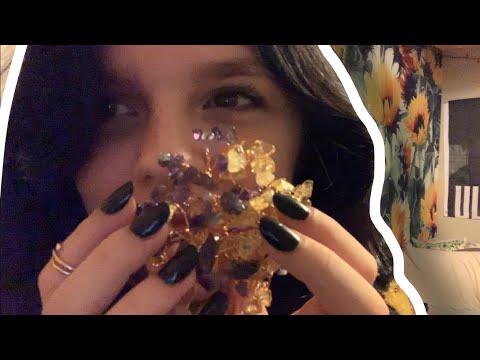 ASMR Whisper Ramble with Gum Chewing & Tapping