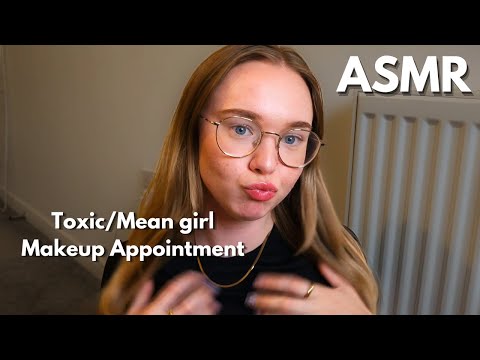 ASMR Toxic/Mean girl does your makeup | Roleplay