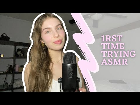 Trying ASMR for the first time 🪷 🤍