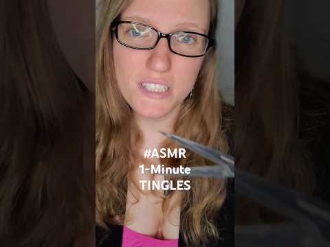 1-Minute Tingles | Cutting Your Hair #shorts