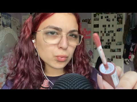 ASMR | applying lip gloss on you ♡ (personal attention)