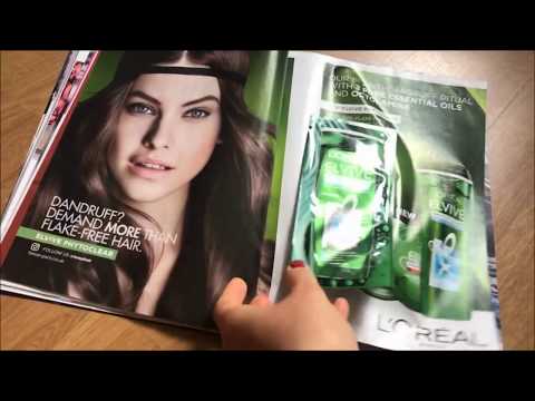 Page Flipping & Whispering Cosmo Issue Oct 2017 (ASMR Sounds)