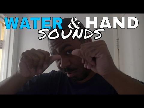 [ASMR] Relaxing LAYERED Sounds | White Noise (Water Stream) & Hand Sounds INTENSE TINGLES No Talking