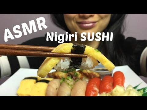 ASMR Nigiri Sushi (NO TALKING) Eating Sounds | SAS-ASMR