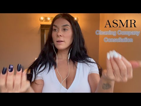 [ASMR] Cleaning Consultation. ROLEPLAY WITH ME (soft spoken, tapping, scratching)