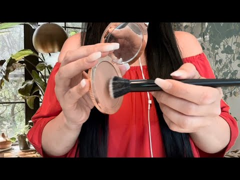 ASMR Doing Your Makeup Backwards | Fast and Aggressive