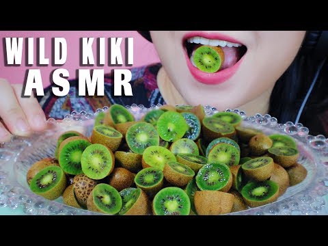 ASMR WILD KIWI MIXED WITH SWEET AND SPICY FISH SAUCE EXTREME SOUR EATING SOUNDS | LINH-ASMR