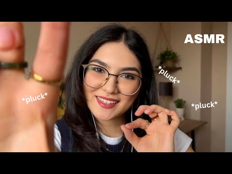 ASMR ⭐️ Plucking away the negative energy (pulling, snipping and brushing, hand movements, reiki)