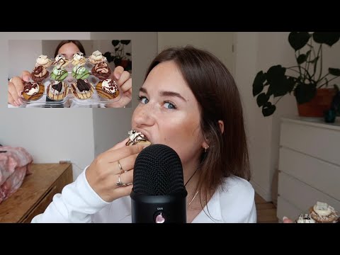 ASMR German | Tasting Cupcakes By Zena 🧁🎀 | Eating Sounds