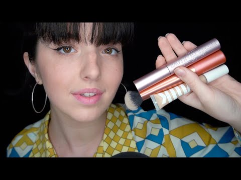 ASMR My Everyday Makeup Products (tapping/whispering)