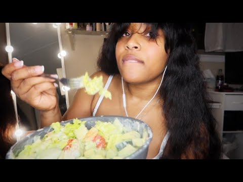 [ASMR] Your Friends Mom Flirts With You pt 2 💋🥗 | Loud Eating/Chewing Sounds