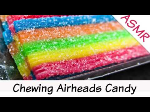 Binaural ASMR Chewing Airheads Candy l Eating Sounds and Mouth Sounds