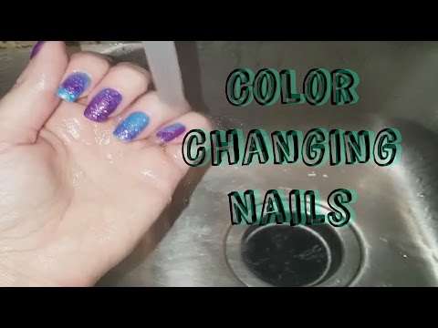 Color Changing Nails*ASMR soft spoken tutorial*