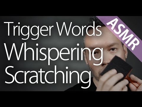 ASMR Random Tingles 1 -  Whispering, Trigger Words & Scratching (ear to ear, binaural)