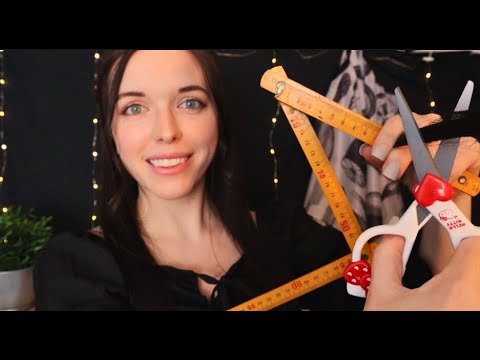 ASMR Haircut & Face Framing Measurements | Personal Attention Roleplay