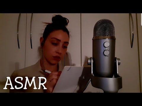 ASMR ~ How to fall asleep fast? Tapping and mouth sounds👅