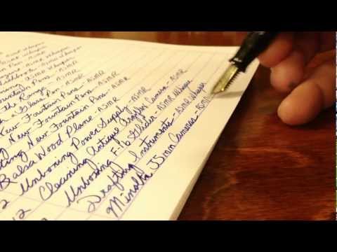 Writing Sounds - Parker Vacumatic Fountain Pen