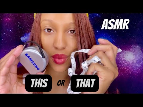 ASMR POV YOU CHOOSE YOUR ASMR, For Those Who Are Indecisive 😌✨This or That 🙈 PERSONAL ATTENTION 💯