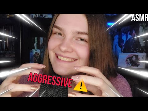 FAST AND AGGRESSIVE MIC TRIGGERS ASMR 💥⚡️