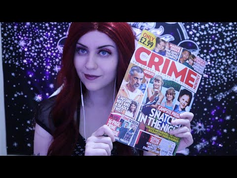 ASMR Reading About True Crime 📖