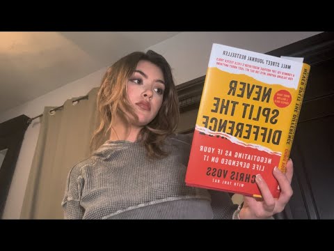 ASMR Bedtime Reading 📚 Never Split The Difference By Chris Voss | Learning In Your Sleep