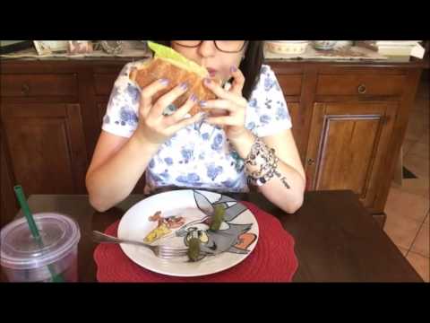 ASMR Eating Turkey Sandwich