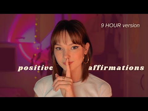 ASMR positive mind sleep affirmations (9 hour version)