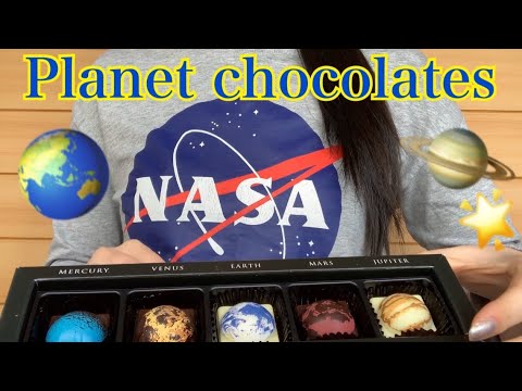 ASMR Planet Chocolate! Eating Sounds　惑星チョコを食べる！ 咀嚼音
