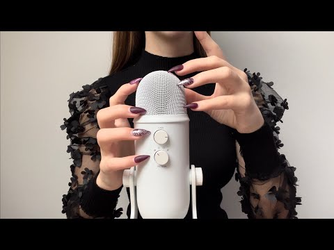 ASMR but only MIC SCRATCHING with mouth sounds🫠