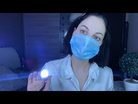ASMR Medical RP - Kind Doctor Check Up👩‍⚕️(light triggers, crinkly gloves, soft whispering, writing)