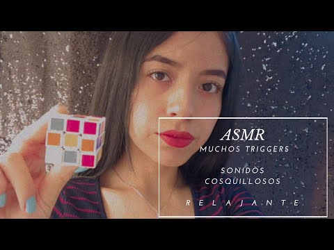 ASMR/ Muchos Triggers en 18 minutos/ Relajante/ ASMR en español/ Andrea ASMR 🦋