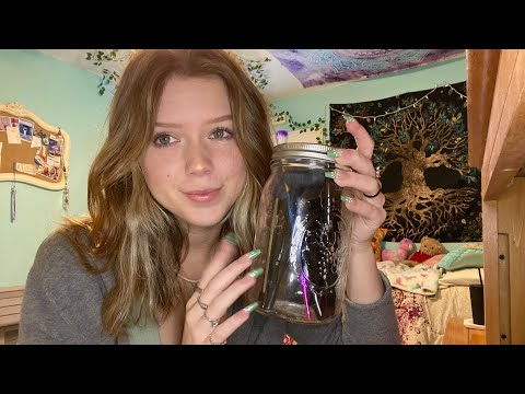 doing asmr WITH acrylics (for the first time)