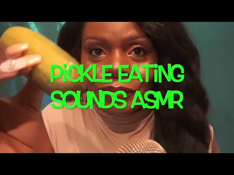 PICKLE ASMR Eating Sounds | Intense Crunch