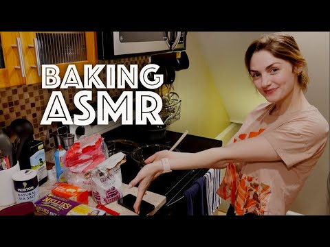ASMR | Baking Brownies (relaxing voiceover and layered sounds)