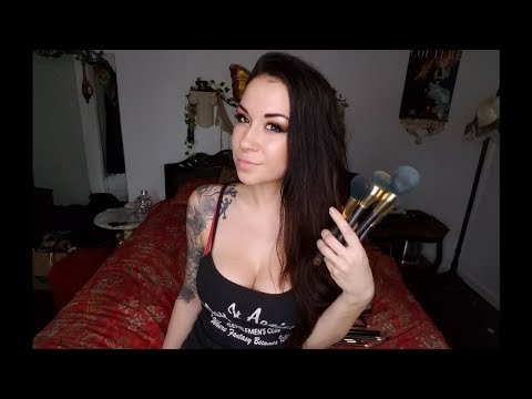 ASMR Friend Does Your Makeup Roleplay. Personal Attention. Soft Spoken. Tapping. Face Brushing
