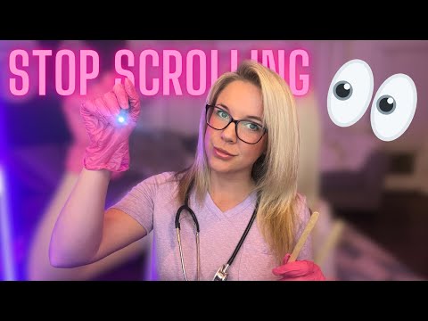 ASMR MOST relaxing EYE EXAM for DEEP SLEEP ♡ SOFT WHISPERED medical roleplay for RELAXATION ♡