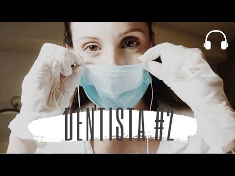 ASMR Roleplay DENTISTA ❤ Limpieza dental. (Sonidos de herramientas y agua).
