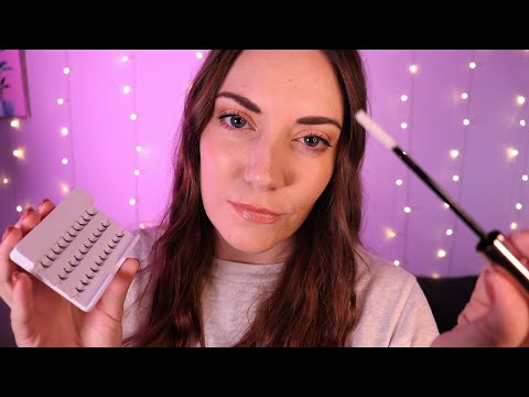 [ASMR] Lash Extensions Roleplay (soft spoken, personal attention, tweezers, spoolie brushing)