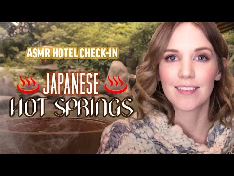 ASMR Hotel Check-In: Japanese Hot Springs