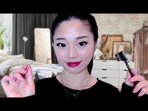 [ASMR] Big Sister Does Your Eyebrows